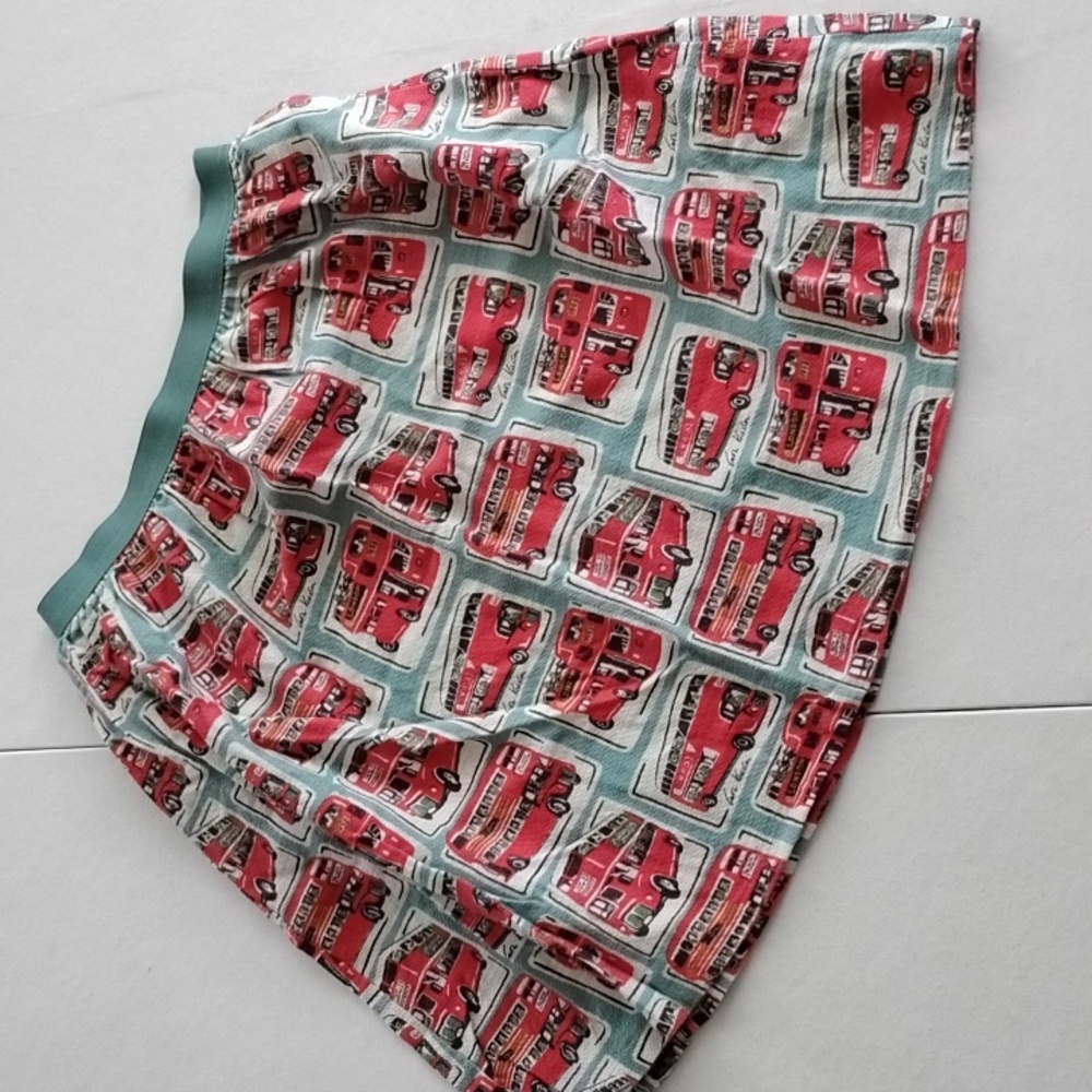 Cath Kidston London Bus Skirt with Pockets, Size S